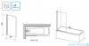 Ravak PVS1 parawan nawannowy 80x140cm aluminium transparent 79840C00Z1